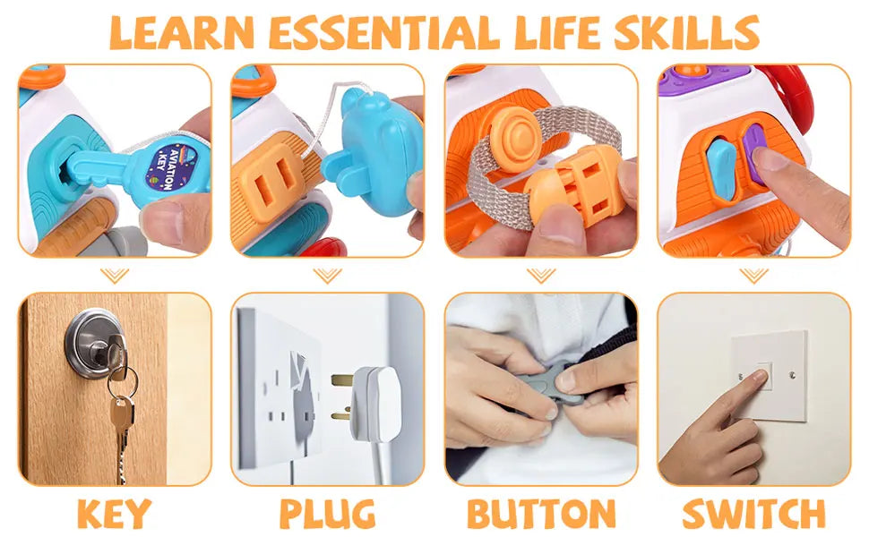 Hexababy, jouets sensoriels Montessori pour tout-petits, activités d'apprentissage éducatives