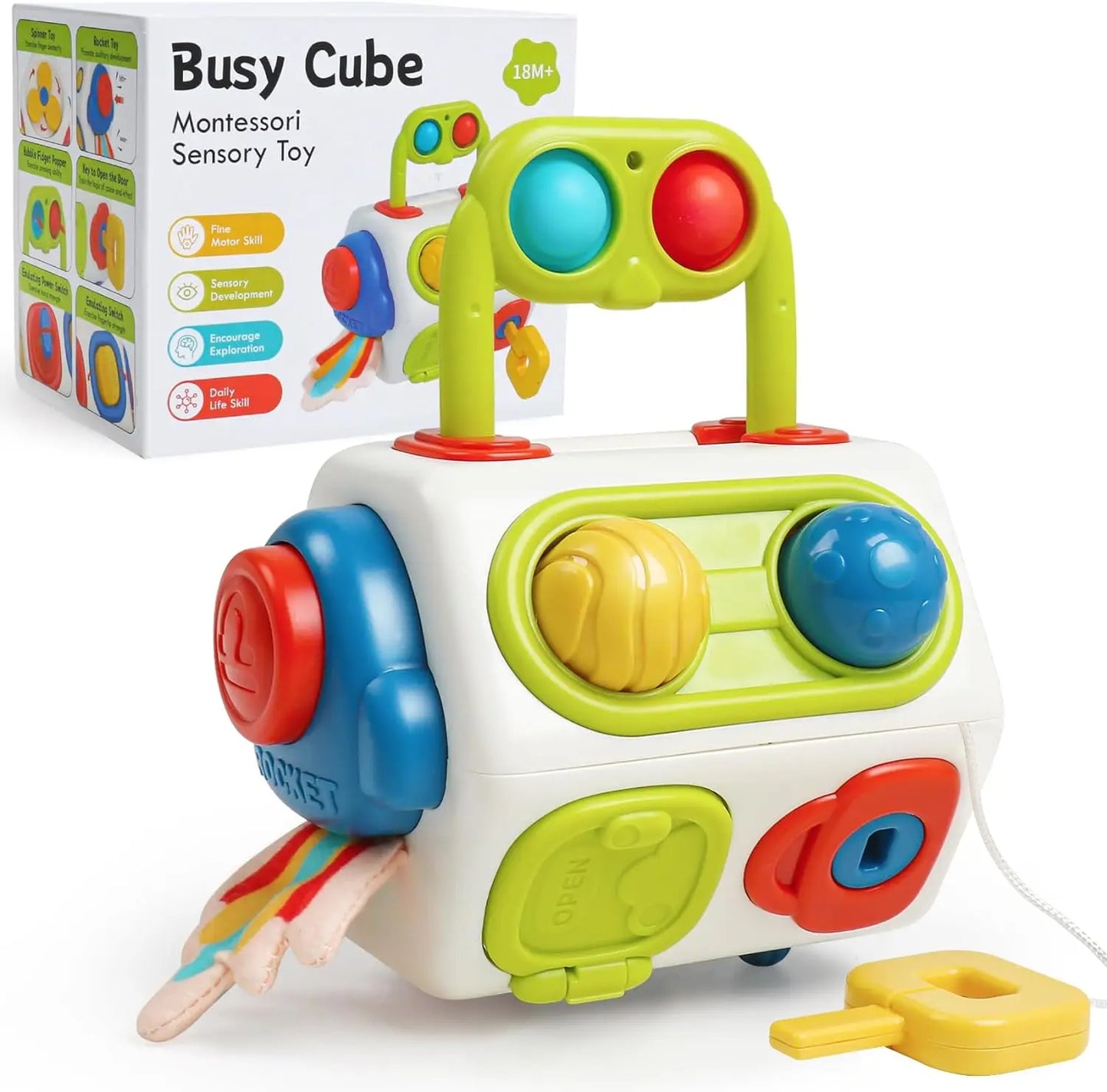 Hexababy, jouets sensoriels Montessori pour tout-petits, activités d'apprentissage éducatives