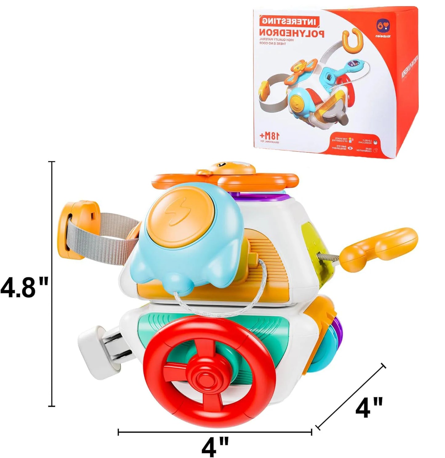 Hexababy, jouets sensoriels Montessori pour tout-petits, activités d'apprentissage éducatives