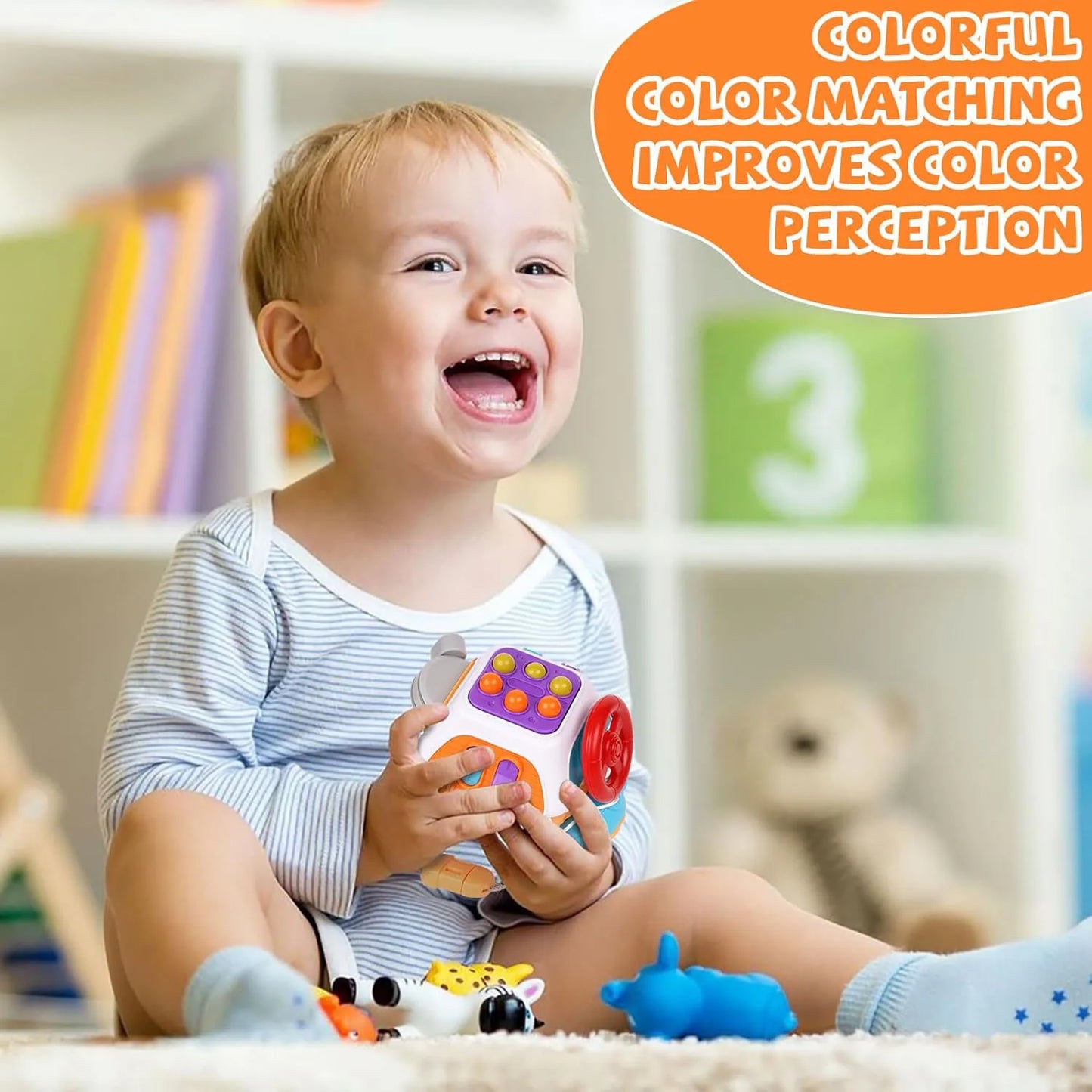 Hexababy, jouets sensoriels Montessori pour tout-petits, activités d'apprentissage éducatives