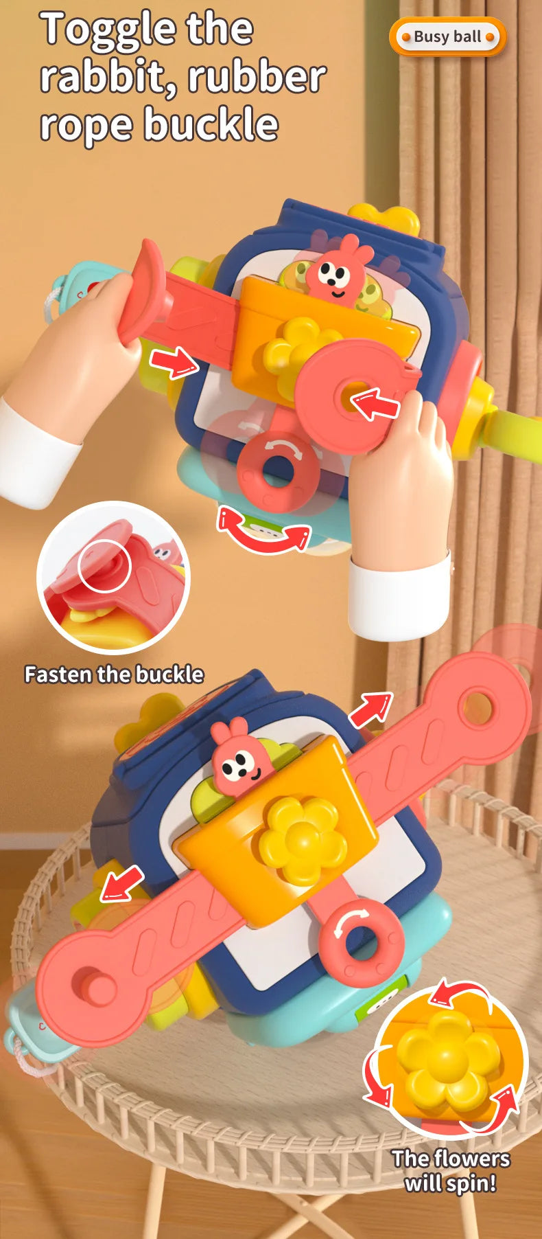 Hexababy, jouets sensoriels Montessori pour tout-petits, activités d'apprentissage éducatives