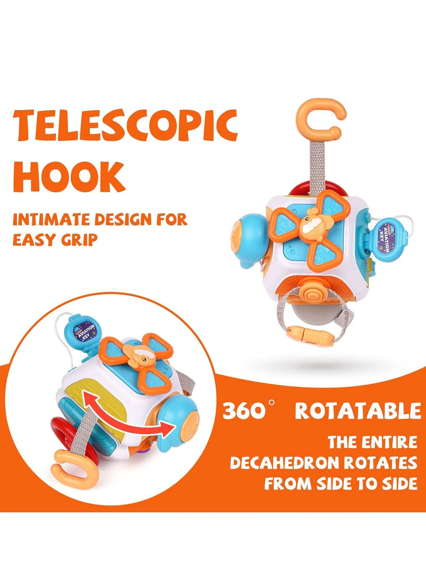 Hexababy, jouets sensoriels Montessori pour tout-petits, activités d'apprentissage éducatives