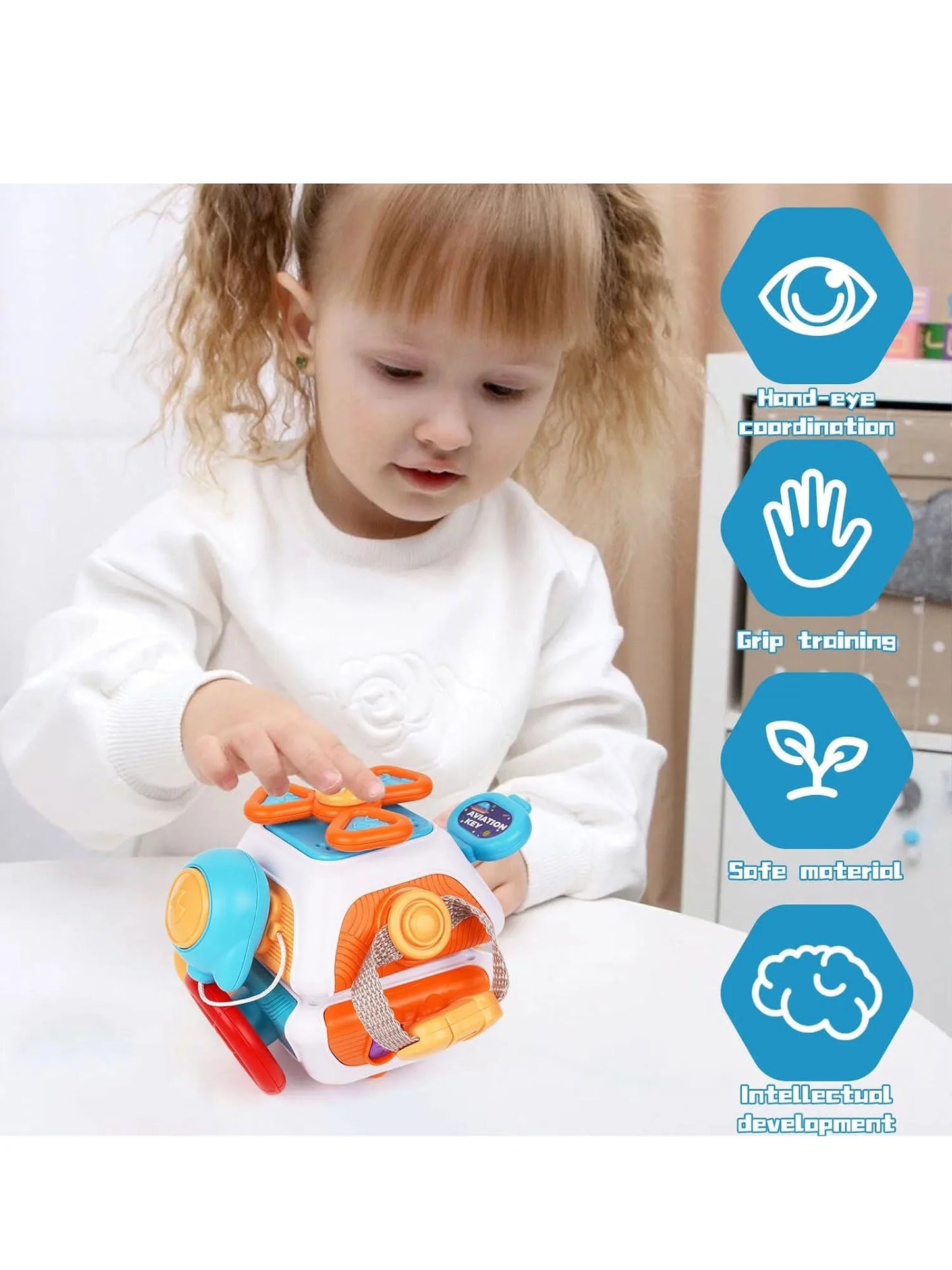 Hexababy, jouets sensoriels Montessori pour tout-petits, activités d'apprentissage éducatives